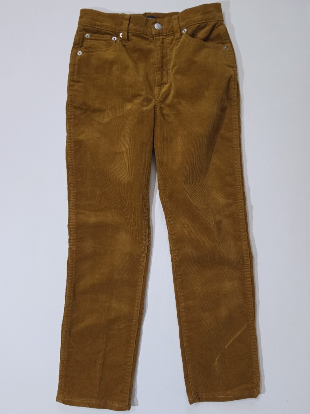 J. Crew Corduroy Pants Womens 24P Tan Mid Rise Straight Leg Retro Academia